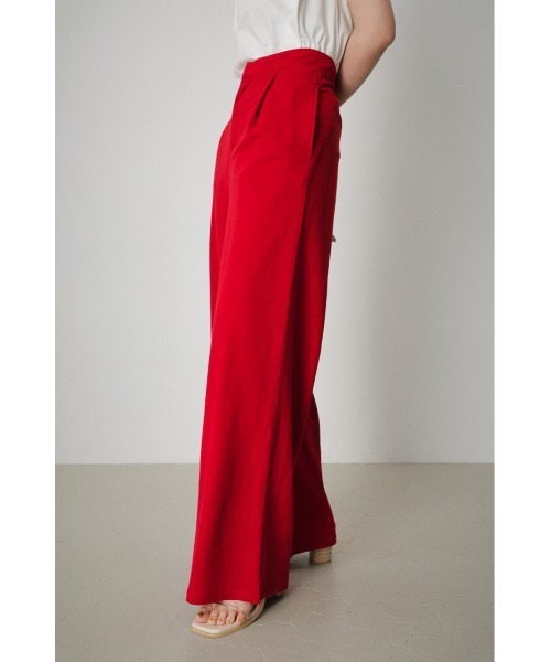 AZUL by moussy（アズールバイマウジー）の「ARCTIC FEEL RELAX WIDE COLOR PANTS/アークティックフィールリラックスワイドカラーパンツ（その他パンツ・レディース・ブルー/レッド/グリーン・SMALL/MEDIUM）」の3枚目の写真