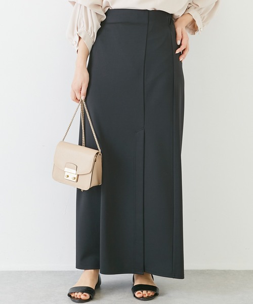 INCEDE（インシード）の「ポンチスリットタイトスカート（スカート・レディース・ブラック/オレンジ/グリーン・LL/3L/4L/TL/M）」の2枚目の写真