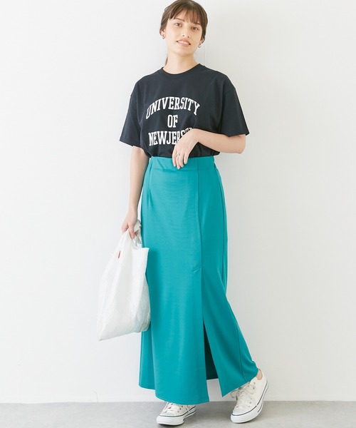 INCEDE（インシード）の「ポンチスリットタイトスカート（スカート・レディース・ブラック/オレンジ/グリーン・LL/3L/4L/TL/M）」の22枚目の写真