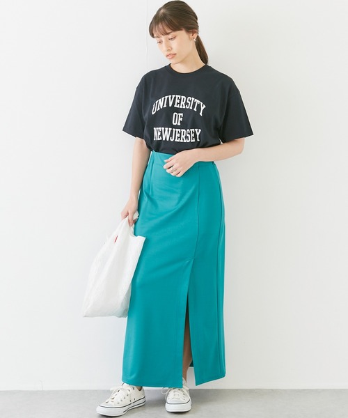 INCEDE（インシード）の「ポンチスリットタイトスカート（スカート・レディース・ブラック/オレンジ/グリーン・LL/3L/4L/TL/M）」の21枚目の写真