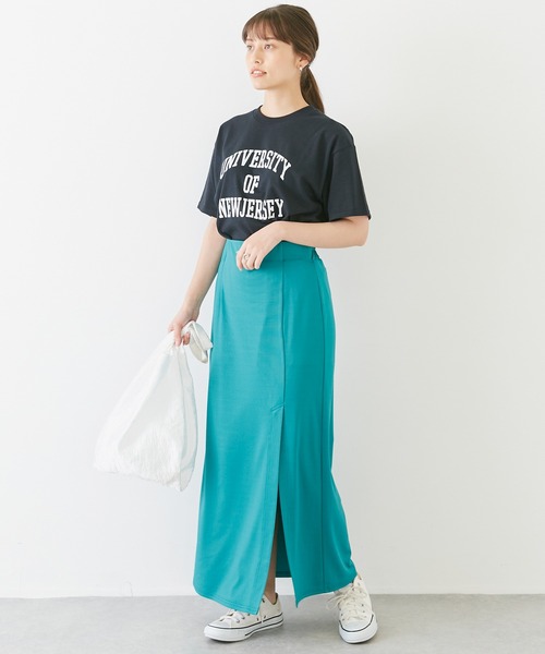 INCEDE（インシード）の「ポンチスリットタイトスカート（スカート・レディース・ブラック/オレンジ/グリーン・LL/3L/4L/TL/M）」の20枚目の写真