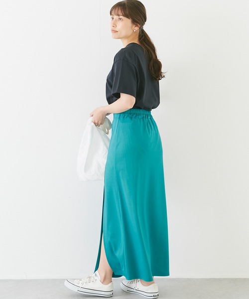 INCEDE（インシード）の「ポンチスリットタイトスカート（スカート・レディース・ブラック/オレンジ/グリーン・LL/3L/4L/TL/M）」の19枚目の写真