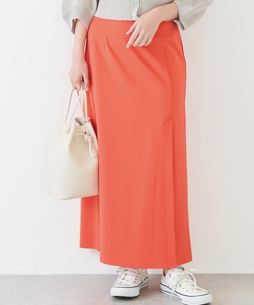 INCEDE（インシード）の「ポンチスリットタイトスカート（スカート・レディース・ブラック/オレンジ/グリーン・LL/3L/4L/TL/M）」の17枚目の写真