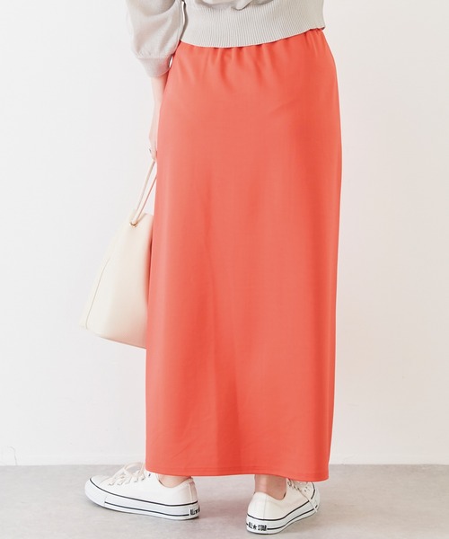 INCEDE（インシード）の「ポンチスリットタイトスカート（スカート・レディース・ブラック/オレンジ/グリーン・LL/3L/4L/TL/M）」の14枚目の写真