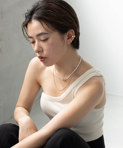 JUICY ROCK(ジューシーロック)の「CYCRO/GP(SV925) マンテルアズキチェーンネックレス(ネックレス・レディース・ゴールド・ONE SIZE)」の12枚目の写真