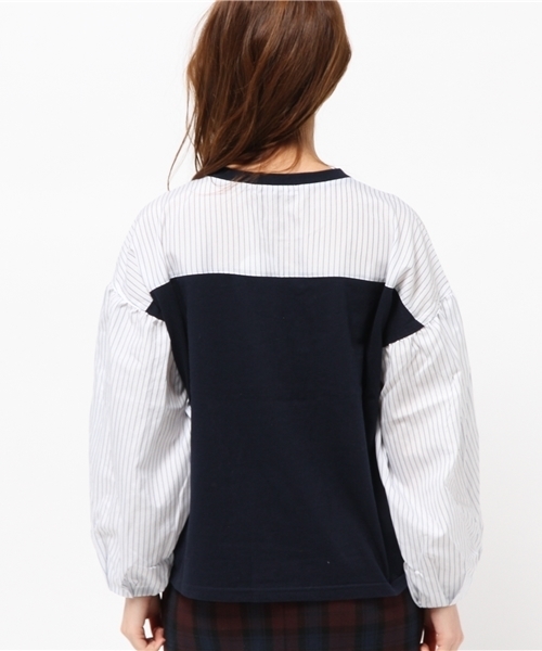 Chico（チコ）の「別地バルーン袖PO（Tシャツ/カットソー・レディース・ホワイト/グレー/ネイビー/オフホワイト・FREE）」の8枚目の写真