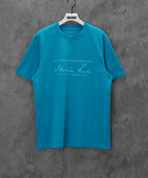 MARTINE ROSE（マーティンローズ）の「【MARTINE ROSE / マーティンローズ】RUBBER LOGO CLASSIC SS T-SH（Tシャツ/カットソー・メンズ・ブルー系その他・MEDIUM/SMALL）」の16枚目の写真