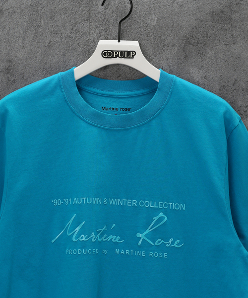 MARTINE ROSE（マーティンローズ）の「【MARTINE ROSE / マーティンローズ】RUBBER LOGO CLASSIC SS T-SH（Tシャツ/カットソー・メンズ・ブルー系その他・MEDIUM/SMALL）」の18枚目の写真