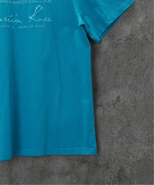 MARTINE ROSE（マーティンローズ）の「【MARTINE ROSE / マーティンローズ】RUBBER LOGO CLASSIC SS T-SH（Tシャツ/カットソー・メンズ・ブルー系その他・MEDIUM/SMALL）」の10枚目の写真