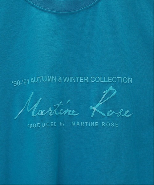 MARTINE ROSE（マーティンローズ）の「【MARTINE ROSE / マーティンローズ】RUBBER LOGO CLASSIC SS T-SH（Tシャツ/カットソー・メンズ・ブルー系その他・MEDIUM/SMALL）」の11枚目の写真