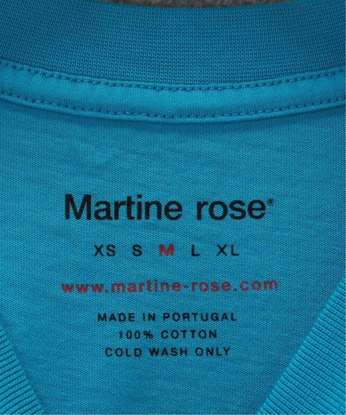 MARTINE ROSE（マーティンローズ）の「【MARTINE ROSE / マーティンローズ】RUBBER LOGO CLASSIC SS T-SH（Tシャツ/カットソー・メンズ・ブルー系その他・MEDIUM/SMALL）」の12枚目の写真