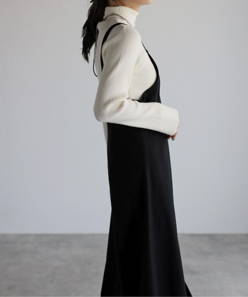 sakishimatokyo（サキシマトーキョー）の「スリットキャミOP（ワンピース・レディース・ブラック/ブラウン/アイボリー・M/L）」の11枚目の写真