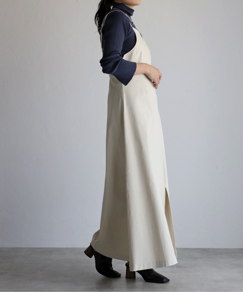 sakishimatokyo（サキシマトーキョー）の「スリットキャミOP（ワンピース・レディース・ブラック/ブラウン/アイボリー・M/L）」の21枚目の写真