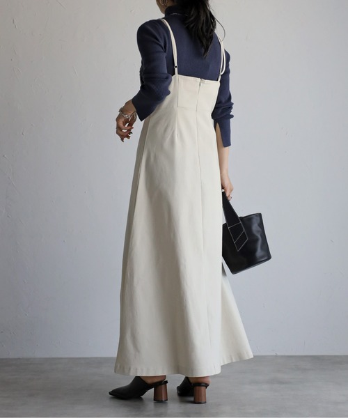 sakishimatokyo（サキシマトーキョー）の「スリットキャミOP（ワンピース・レディース・ブラック/ブラウン/アイボリー・M/L）」の20枚目の写真