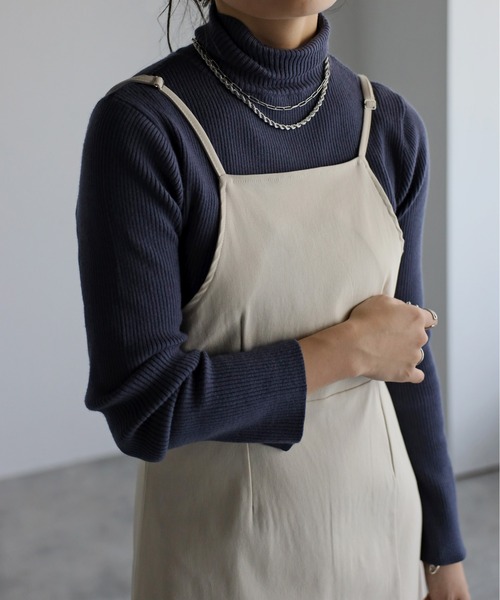 sakishimatokyo（サキシマトーキョー）の「スリットキャミOP（ワンピース・レディース・ブラック/ブラウン/アイボリー・M/L）」の14枚目の写真