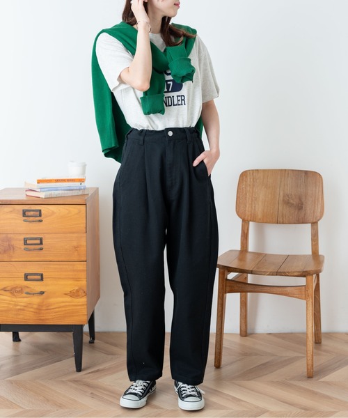 WEGO（ウィゴー）の「WEGO/イージ-タックマムパンツ（デニムパンツ・レディース・ホワイト/ブラック/インディゴブルー・SMALL/MEDIUM）」の12枚目の写真