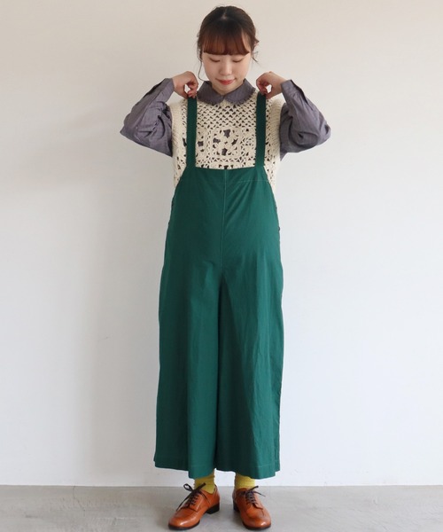 chambre de charme（シャンブルドゥシャーム）の「cdc ネパールハンドニット ”キンカン柄”ベスト（ベスト・レディース・オフホワイト/グレイッシュベージュ・FREE）」の21枚目の写真