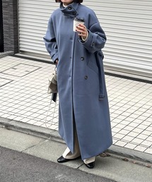 frames RAY CASSIN | ニットモッサスタンドカラーロングコート(その他アウター)