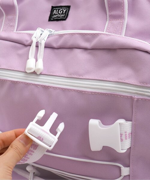 algy（アルジー）の「カラー2WAYボストンバッグ（ボストンバッグ・キッズ・ミント/ラベンダー・FREE）」の16枚目の写真