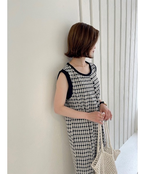 JUMELLE（ジュメロ）の「ジャガードワンピース（ワンピース・レディース・ブラック・FREE）」の11枚目の写真