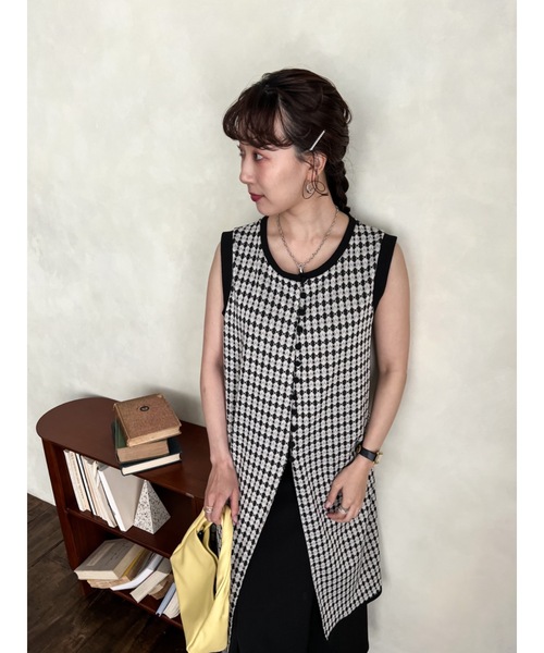 JUMELLE（ジュメロ）の「ジャガードワンピース（ワンピース・レディース・ブラック・FREE）」の8枚目の写真