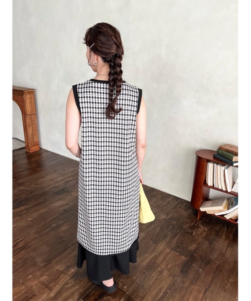 JUMELLE（ジュメロ）の「ジャガードワンピース（ワンピース・レディース・ブラック・FREE）」の10枚目の写真