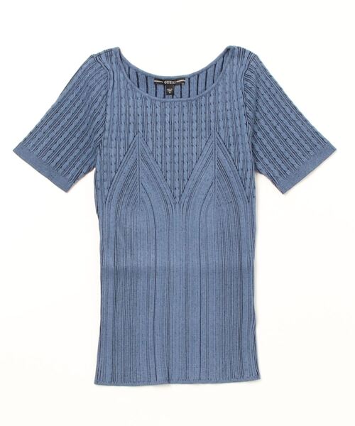 Guess（ゲス）の「Eco Adelaide Sweater Topトップス（その他トップス・レディース・ブラウン/ブルー・SMALL/MEDIUM/X-SMALL）」の7枚目の写真