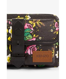 美品＊KENZO ケンゾー　ベスト ジレ フランス製　花柄　ボタニカル　ブラック 美品＊KENZO ケンゾー ベスト ジレ フランス製 花柄 ボタニカル