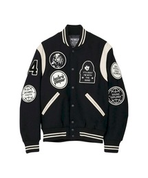 HYSTERIC GLAMOUR | THE HYSTERICアップリケ ヴァーシティジャケット(ブルゾン)
