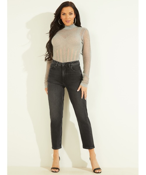 Guess（ゲス）の「Mom Denim Pants（デニムパンツ・レディース・ブラック・24inch/27inch/26inch/25inch）」の2枚目の写真