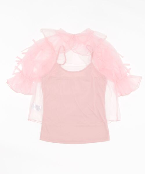 Swankiss（スワンキス）の「SX main tulle  B/L（シャツ/ブラウス・レディース・ホワイト/ブラック/ピンク・FREE）」の17枚目の写真