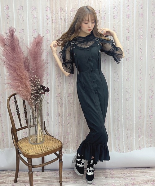 Swankiss（スワンキス）の「SX main tulle  B/L（シャツ/ブラウス・レディース・ホワイト/ブラック/ピンク・FREE）」の12枚目の写真