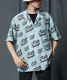 EDIFICE SELECT | 【microdot / マイクロドット】別注 総柄プリント オープンカラーシャツ(シャツ/ブラウス)