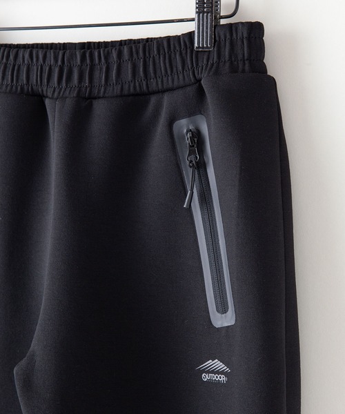 OUTDOOR PRODUCTS APPAREL(アウトドアプロダクツアパレル)の「防風 ダンボールジョガーパンツ ストレッチ テーパードシルエット ワンポイントブランドロゴ(スウェットパンツ・メンズ・ブラック/杢グレー・SMALL/MEDIUM/LARGE/X-LARGE)」の7枚目の写真