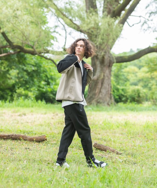 OUTDOOR PRODUCTS APPAREL(アウトドアプロダクツアパレル)の「防風 ダンボールジョガーパンツ ストレッチ テーパードシルエット ワンポイントブランドロゴ(スウェットパンツ・メンズ・ブラック/杢グレー・SMALL/MEDIUM/LARGE/X-LARGE)」の16枚目の写真