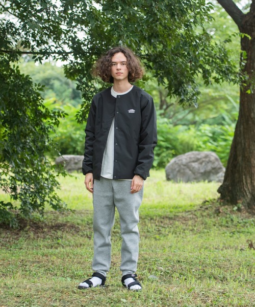 OUTDOOR PRODUCTS APPAREL(アウトドアプロダクツアパレル)の「防風 ダンボールジョガーパンツ ストレッチ テーパードシルエット ワンポイントブランドロゴ(スウェットパンツ・メンズ・ブラック/杢グレー・SMALL/MEDIUM/LARGE/X-LARGE)」の17枚目の写真