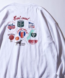 FREAK'S STORE（フリークスストア）の「WEB限定 別注 ビッグシルエット East Coast バックプリント クルーネックスウェット/ワンポイント刺繍（スウェット・メンズ）」