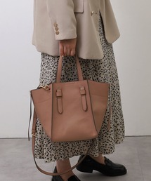 COOCO（クーコ）の「フェイクレザー差し込みハンドル２ＷＡＹトートバッグ（トートバッグ）」