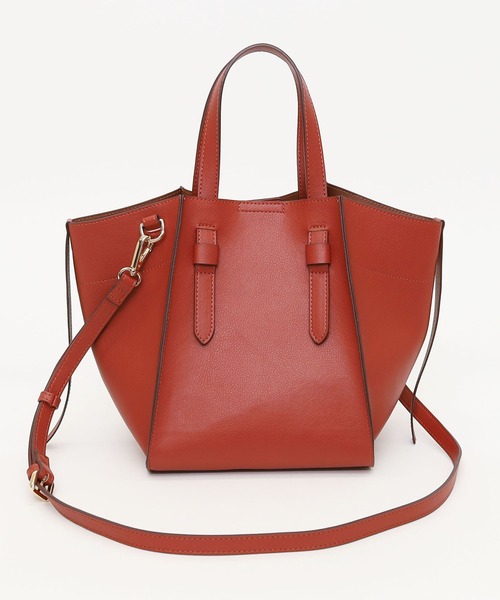 COOCO(クーコ)の「フェイクレザー差し込みハンドル2WAYトートバッグ(トートバッグ・レディース・ブラック/シルバー/グリーン/グレー系その他/レオパード/テラコッタ/アイボリー/ピンク/サックスブルー・9)」の13枚目の写真