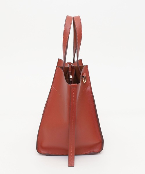 COOCO(クーコ)の「フェイクレザー差し込みハンドル2WAYトートバッグ(トートバッグ・レディース・ブラック/シルバー/グリーン/グレー系その他/レオパード/テラコッタ/アイボリー/ピンク/サックスブルー・9)」の14枚目の写真