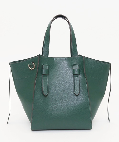 COOCO(クーコ)の「フェイクレザー差し込みハンドル2WAYトートバッグ(トートバッグ・レディース・ブラック/シルバー/グリーン/グレー系その他/レオパード/テラコッタ/アイボリー/ピンク/サックスブルー・9)」の20枚目の写真