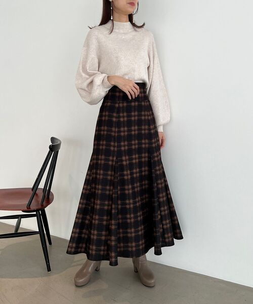 MAJESTIC LEGON(マジェスティックレゴン)の「クラシカルレースアップフレアスカート(スカート・レディース・ブラック系その他/ピンク/グレー/ブラック・SMALL/MEDIUM)」の12枚目の写真