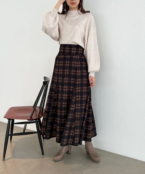 MAJESTIC LEGON(マジェスティックレゴン)の「クラシカルレースアップフレアスカート(スカート・レディース・ブラック系その他/ピンク/グレー/ブラック・SMALL/MEDIUM)」の13枚目の写真