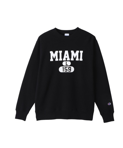 Champion(チャンピオン)の「【Champion/チャンピオン】メンズ ベーシック クルーネックスウェットシャツ(スウェット・メンズ・ホワイト/ダークグリーン/ブラック/グレー/ネイビー・MEDIUM/LARGE/X-LARGE/SMALL)」の3枚目の写真