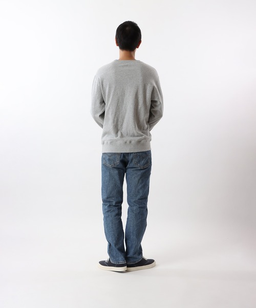 Champion(チャンピオン)の「【Champion/チャンピオン】メンズ ベーシック クルーネックスウェットシャツ(スウェット・メンズ・ホワイト/ダークグリーン/ブラック/グレー/ネイビー・MEDIUM/LARGE/X-LARGE/SMALL)」の16枚目の写真