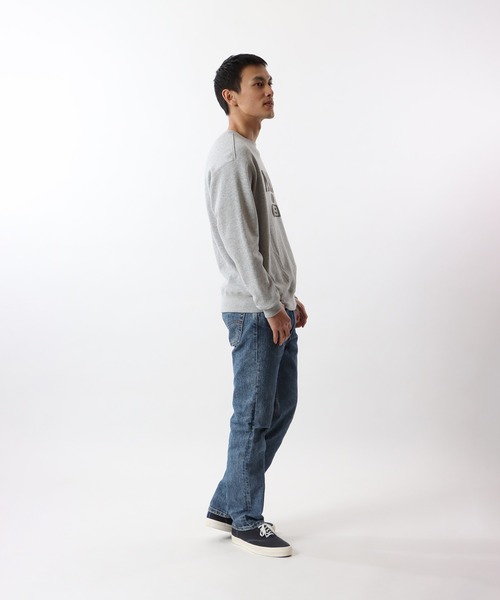 Champion(チャンピオン)の「【Champion/チャンピオン】メンズ ベーシック クルーネックスウェットシャツ(スウェット・メンズ・ホワイト/ダークグリーン/ブラック/グレー/ネイビー・MEDIUM/LARGE/X-LARGE/SMALL)」の17枚目の写真