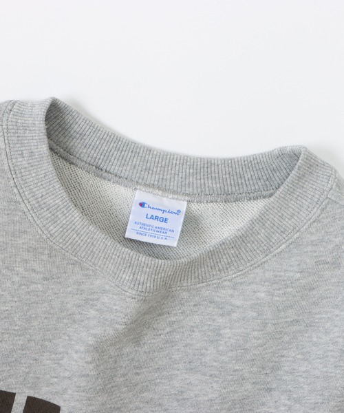 Champion(チャンピオン)の「【Champion/チャンピオン】メンズ ベーシック クルーネックスウェットシャツ(スウェット・メンズ・ホワイト/ダークグリーン/ブラック/グレー/ネイビー・MEDIUM/LARGE/X-LARGE/SMALL)」の21枚目の写真