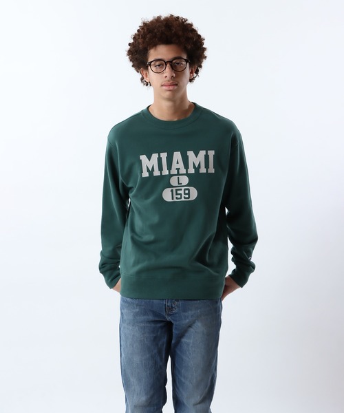 Champion(チャンピオン)の「【Champion/チャンピオン】メンズ ベーシック クルーネックスウェットシャツ(スウェット・メンズ・ホワイト/ダークグリーン/ブラック/グレー/ネイビー・MEDIUM/LARGE/X-LARGE/SMALL)」の22枚目の写真
