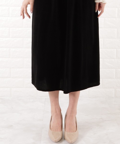 Lace Ladies(レースレディース)の「フリルビッグカラーワンピース(ワンピース・レディース・ブラック・L/M/XL/S)」の10枚目の写真