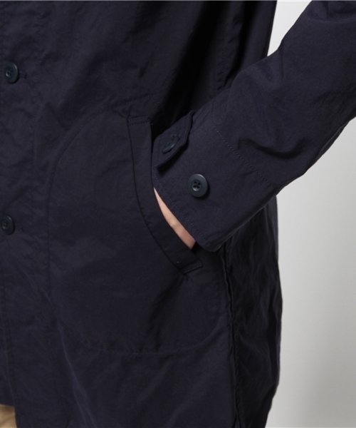 SHIPS JET BLUE（シップスジェットブルー）の「★★SHIPS JET BLUE(シップス ジェットブルー): ナイロンオックス ショップシャツコート（ステンカラーコート・メンズ・ベージュ/ブルー/ネイビー・MEDIUM/SMALL/LARGE）」の13枚目の写真